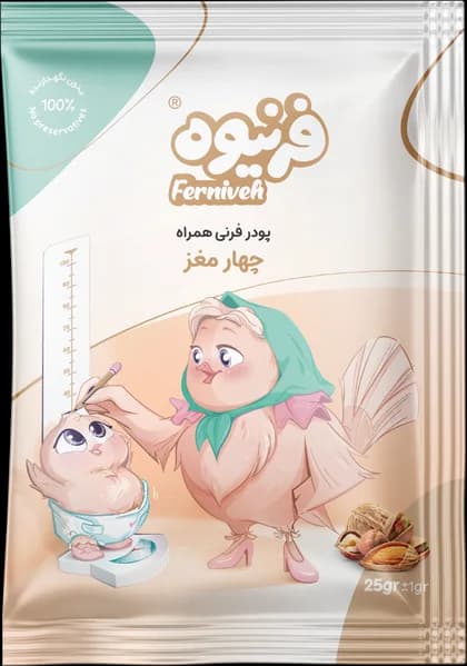 ساشه‌ی فرنیوه چهار مغز