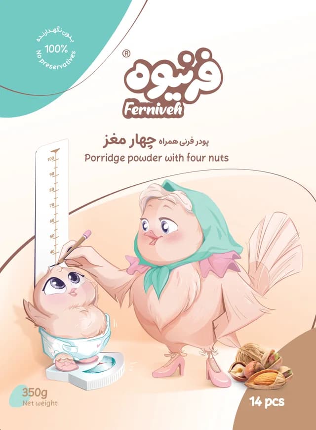 جعبهی ۱۴ ساشهای فرنیوه چهار مغز